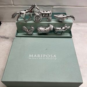 Mariposa Farm Animal Candle Holder Set